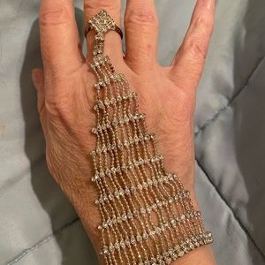 Vintage adjustable ring and bracelet sterling silver